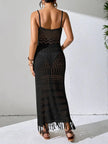 Openwork Scoop Neck Cover-Up  Style Ratio