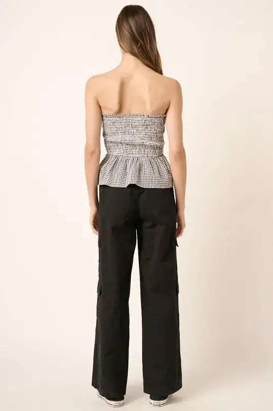 Mittoshop Low Rise Elastic Cover Waistband Cargo Pants  Style Ratio