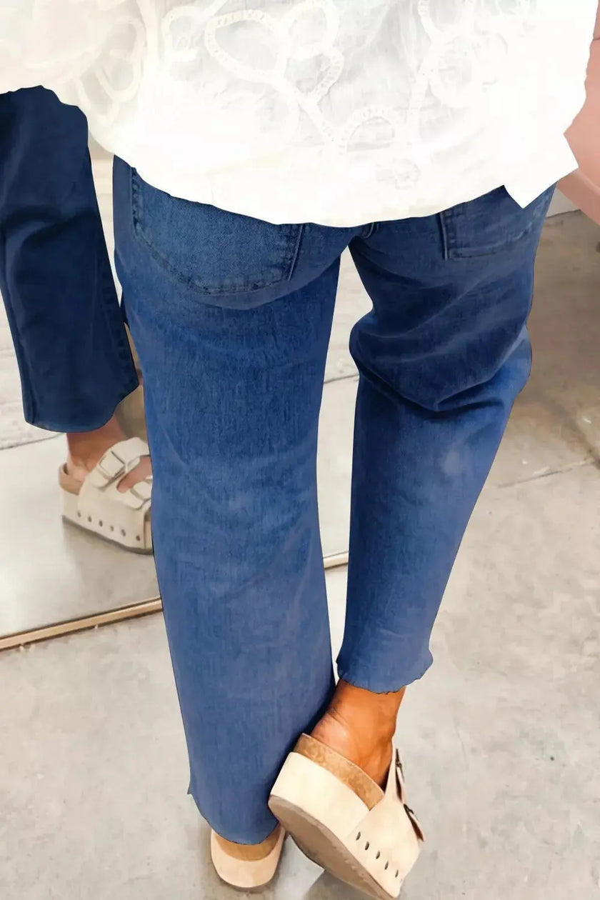 High Waist Straight Leg Jeans  Style Ratio