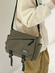 Plaid Buckle Flap Crossbody Bag  Style Ratio