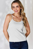 Basic Bae Full Size Round Neck Slim Tank Top  Style Ratio