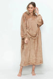 Double Take Pocketed Hooded Midi Lounge Dress  Style Ratio