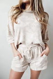 Relaxed Fit Tie-Dye Top and Shorts Set  Style Ratio
