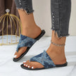 Star Thong Sandals with Frayed Detail  Style Ratio