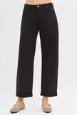 RISEN Tummy Control Mid Rise Ankle Barrel Relaxed Baggy Jeans  Style Ratio