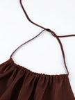 Backless Halter Neck Maxi Dress  Style Ratio