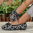 Bow Round Toe Slip-Ons  Style Ratio