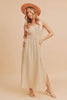 Aemi + Co Side Slit Round Neck Sleeveless Tank Dress  Style Ratio