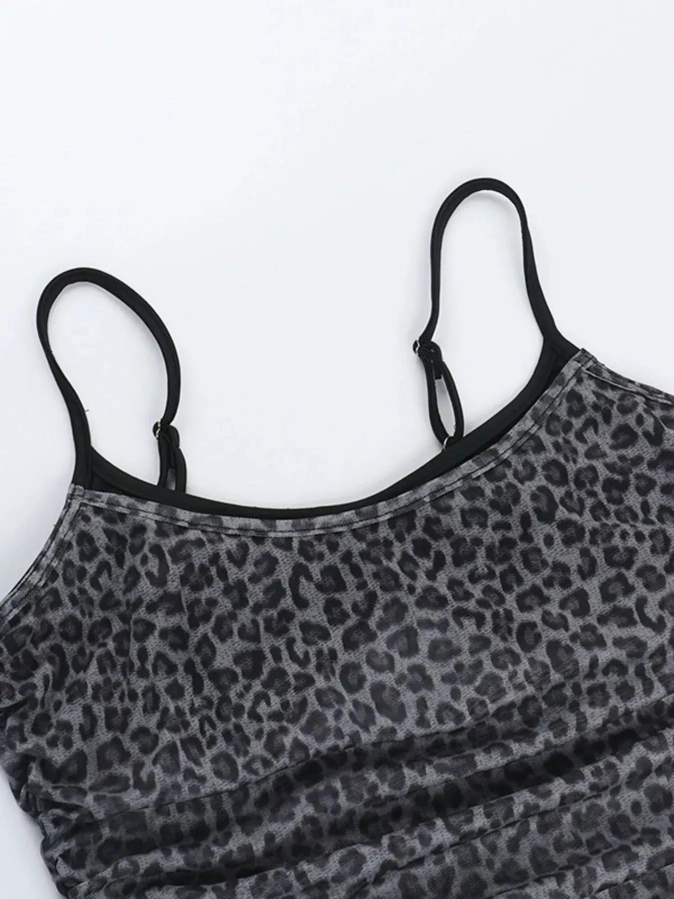 Sheer Leopard Print Cami  Style Ratio