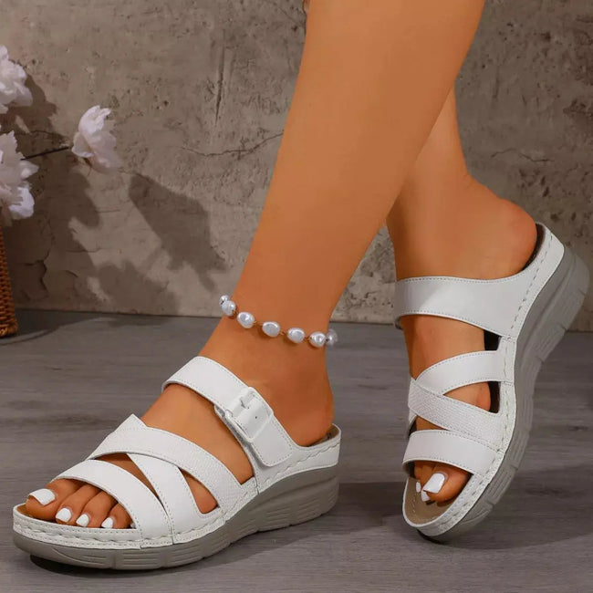 Open Toe Wedge Sandals  Style Ratio