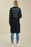 Double Take Open Front Longline Cardigan  Style Ratio