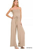 Zenana Tube Top Jumpsuit with Drawstring Waist  Style Ratio