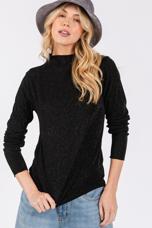 Glitter Long Sleeve Sweater