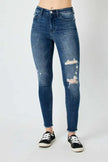 Judy Blue High Waist Distressed Skinny Jeans  Style Ratio