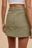 Annie Wear Cargo Denim Mini Skirt  Style Ratio