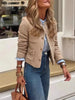 Raw Hem Pocketed Round Neck Jacket  Style Ratio