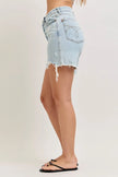 Judy Blue High Waisted Rigid Magic Dad Shorts  Style Ratio