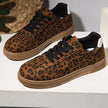 Leopard Lace Up Sneakers  Style Ratio