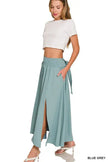 Zenana Heavy Woven Span Crop Tee & Skirt Set  Style Ratio