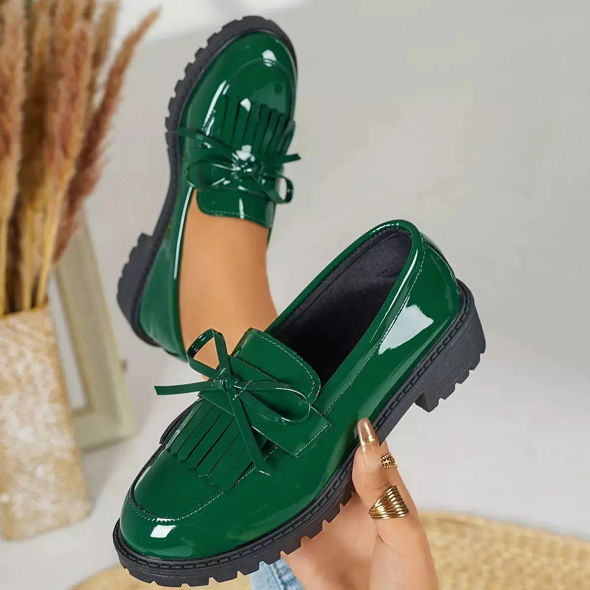 Round Toe Slip-Ons  Style Ratio