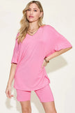 Basic Bae Full Size V-Neck Drop Shoulder Shirt and Shorts Loungewear  Style Ratio