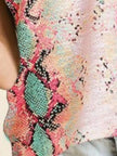 BiBi Snakeskin Low Gauge Sleeveless Cami  Style Ratio