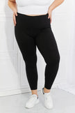 Leggings Depot Full Size Strengthen and Lengthen Reflective Dot Active Leggings  Style Ratio
