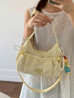 Drawstring Ruched Lightweight Crossbody Bag  Style Ratio
