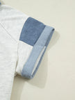 Contrast Trim Button Detail Short Sleeve Shirt  Style Ratio