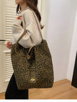 Leopard Print Casual Tote Bag  Style Ratio