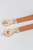 Zinc Alloy Buckle PU Leather Belt  Style Ratio