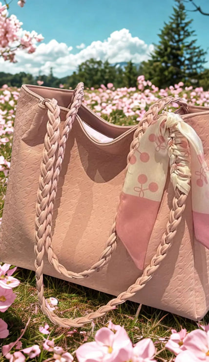 Braided Handle Tote Bag  Style Ratio