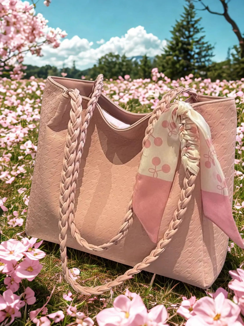 Braided Handle Tote Bag  Style Ratio