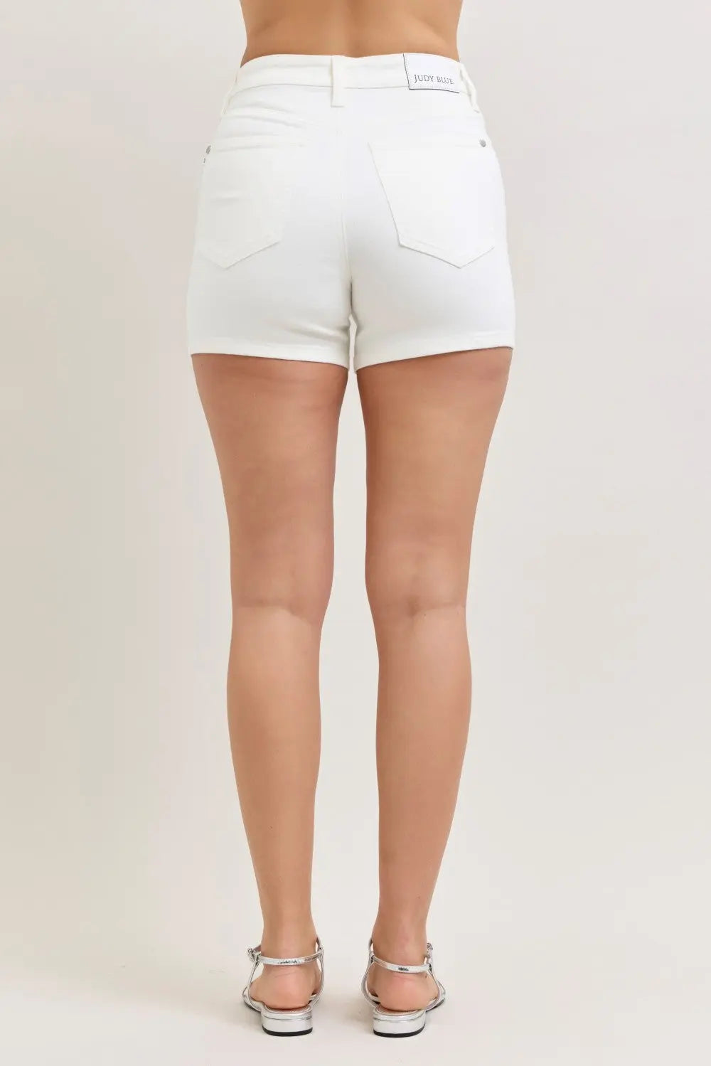 Judy Blue Full Size High-Waisted Slim Shorts  Style Ratio