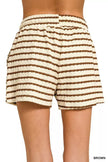 Zenana Striped Short Sleeve Tee & Shorts Set  Style Ratio