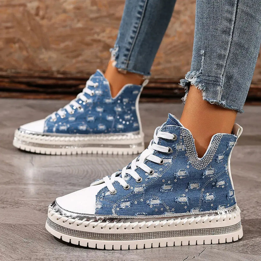 Lace Up Platform Sneakers  Style Ratio