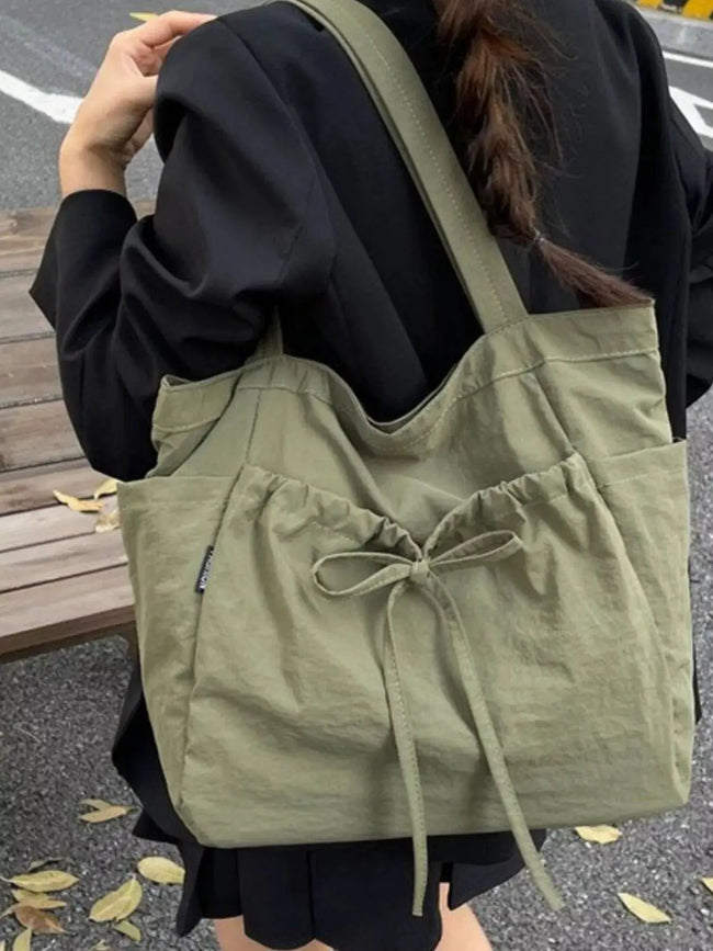 Lightweight Bow Decor Handbag  Style Ratio