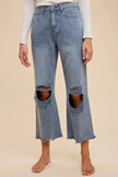 Annie Wear Distressed Raw Hem Jeans  Style Ratio