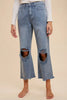 Annie Wear Distressed Raw Hem Jeans  Style Ratio