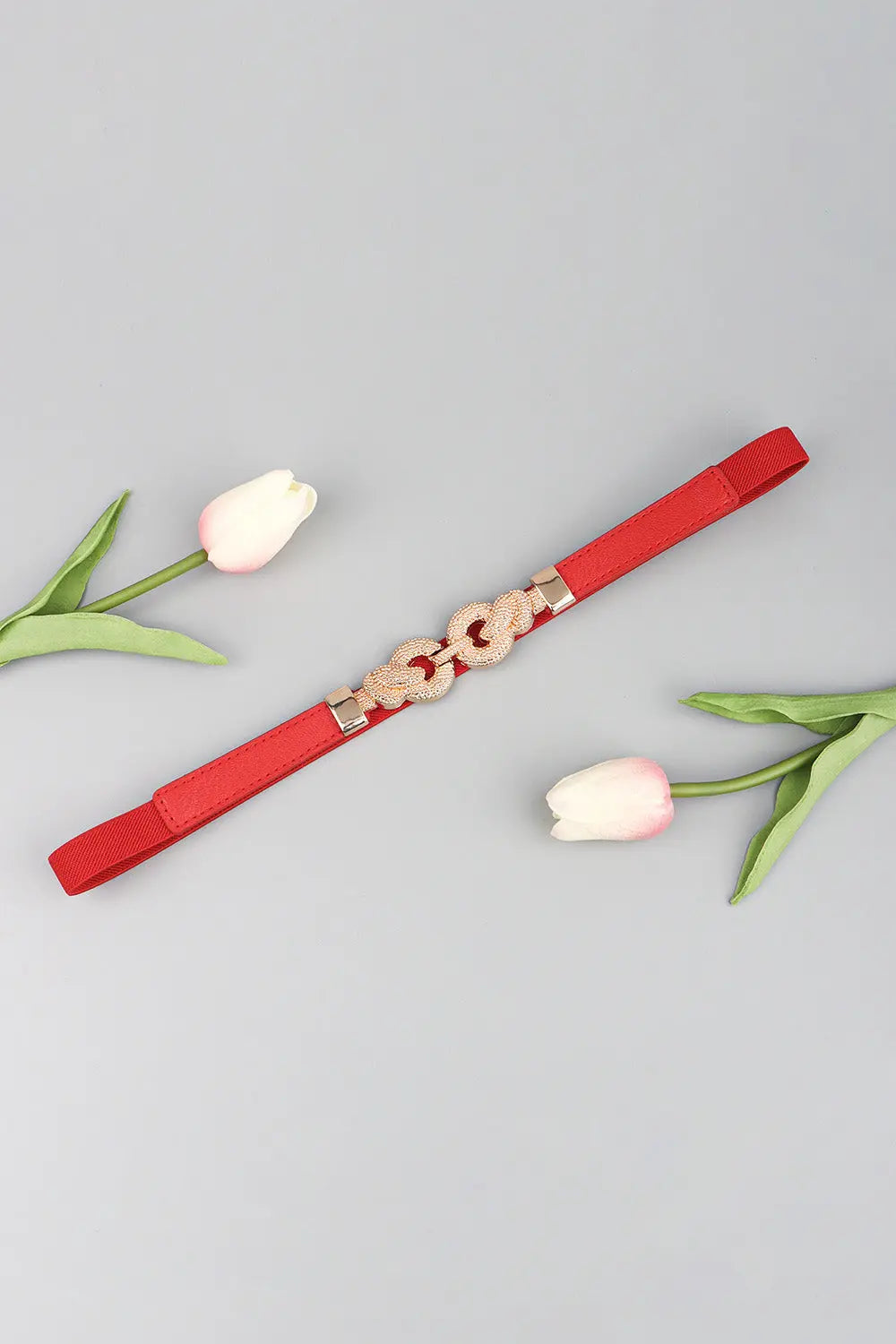 Zinc Alloy Buckle PU Leather Belt  Style Ratio