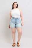 Judy Blue 2 Button Denim Shorts with Pockets  Style Ratio