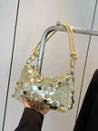 Sequin Embellished Shoulder Bag  Style Ratio