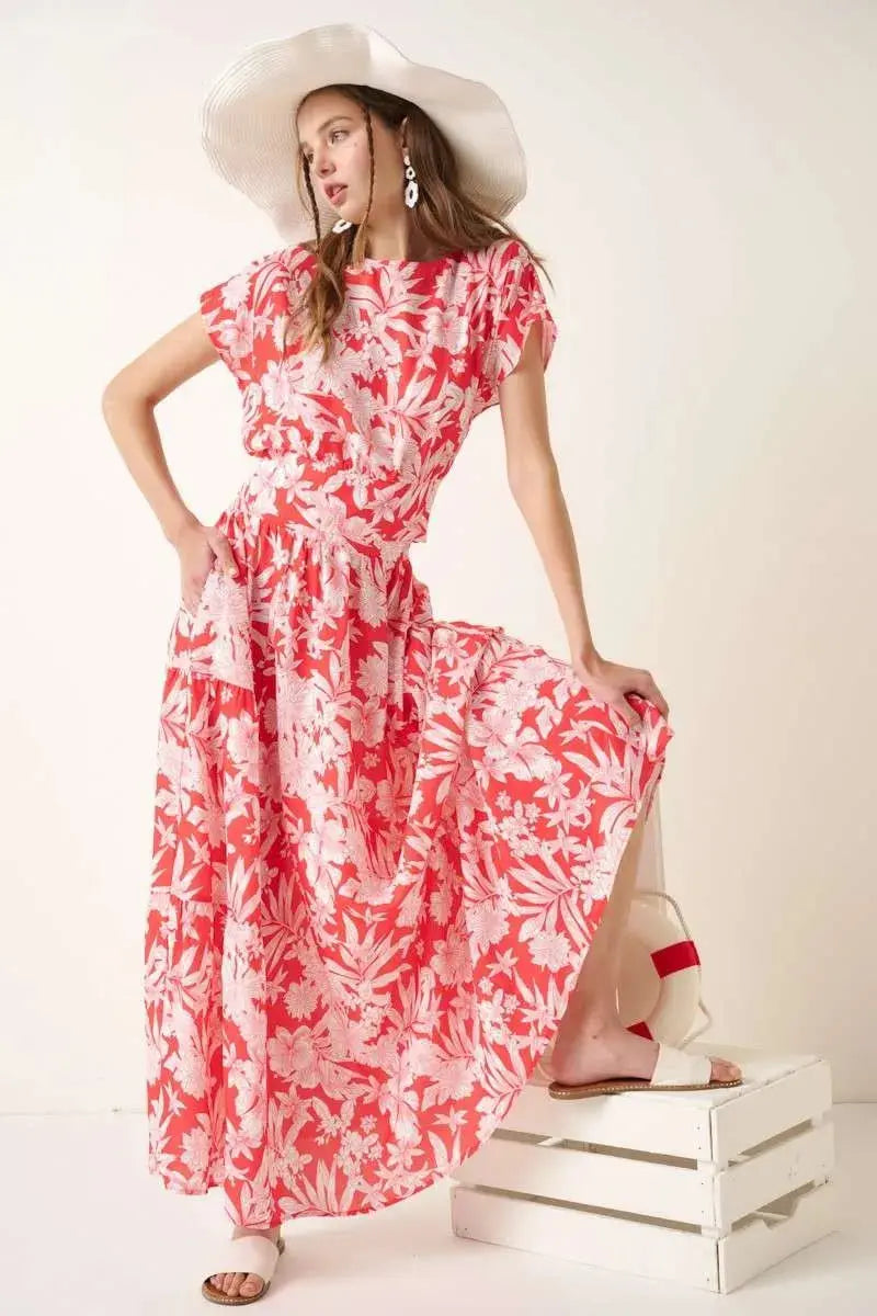Mittoshop Tropical Print Top and Skirt Set  Style Ratio