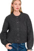 Zenana Button Down Wool Cardigan  Style Ratio