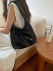 Leather Tied Shoulder Bag  Style Ratio