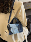 Denim Patchwork Crossbody Bag  Style Ratio