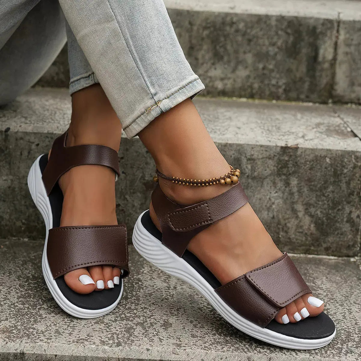 Open Toe Platform Sandals  Style Ratio