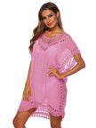 Bohemian Crochet Trim Beach Cover Up  Style Ratio