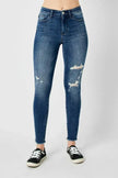 Judy Blue High Waist Distressed Skinny Jeans  Style Ratio