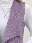 Cozy Fleece Open Front Vest  Style Ratio